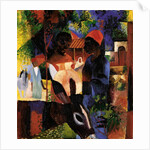 Market in Tunis, 1914 by August Macke