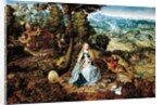 An extensive landscape with The Rest on the Flight to Egypt, Antwerp school, c.1520 by Flemish School
