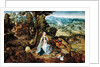 An extensive landscape with The Rest on the Flight to Egypt, Antwerp school, c.1520 by Flemish School