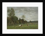 Pasture near Honfleur, 1864 by Eugene Louis Boudin