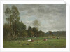 Pasture near Honfleur, 1864 by Eugene Louis Boudin