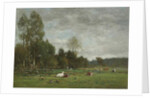 Pasture near Honfleur, 1864 by Eugene Louis Boudin