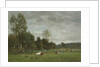 Pasture near Honfleur, 1864 by Eugene Louis Boudin