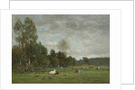 Pasture near Honfleur, 1864 by Eugene Louis Boudin