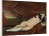 Reclining female nude, 1862 by Gustave Courbet