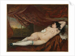 Reclining female nude, 1862 by Gustave Courbet