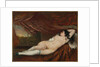 Reclining female nude, 1862 by Gustave Courbet