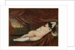 Reclining female nude, 1862 by Gustave Courbet