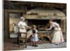 Inside a Bakery, 1885 by Gustaf Olaf Cederstrom