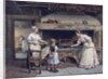 Inside a bakery, 1885 by Gustaf Olaf Cederstrom