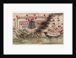 Naval battle scene at the Dagu or Taku Forts, Second Opium War, 1859 by School Chinese
