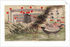 Naval battle scene at the Dagu or Taku Forts, Second Opium War, 1859 by School Chinese