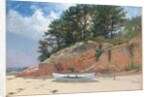 Dory on Dana's Beach, Manchester-by-the-Sea, Massachusetts, 1879 by Alfred Thompson Bricher