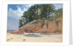 Dory on Dana's Beach, Manchester-by-the-Sea, Massachusetts, 1879 by Alfred Thompson Bricher