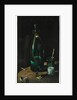 Still life with bottle and glass by John Decker