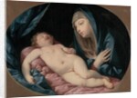 The Madonna adoring the sleeping Child by Guido Reni