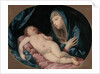 The Madonna adoring the sleeping Child by Guido Reni