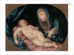 The Madonna adoring the sleeping Child by Guido Reni