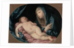The Madonna adoring the sleeping Child by Guido Reni