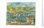 Enfants sur la plage Guernsey, c.1883 by Pierre Auguste Renoir