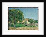 Chestnut trees and farm at Jas de Bouffan, c.1876 by Paul Cezanne