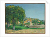 Chestnut trees and farm at Jas de Bouffan, c.1876 by Paul Cezanne