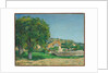 Chestnut trees and farm at Jas de Bouffan, c.1876 by Paul Cezanne