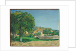 Chestnut trees and farm at Jas de Bouffan, c.1876 by Paul Cezanne