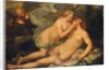 Jupiter in the guise of Diana and the nymph Callisto by Pietro Liberi