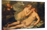 Jupiter in the guise of Diana and the nymph Callisto by Pietro Liberi