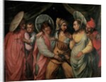 A scene from the Commedia dell'Arte by Franco-Flemish School