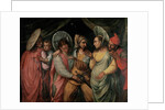 A scene from the Commedia dell'Arte by Franco-Flemish School