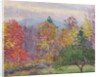 Landscape at Hancock, New Hampshire, October 1923 by Lilla Cabot Perry