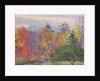 Landscape at Hancock, New Hampshire, October 1923 by Lilla Cabot Perry