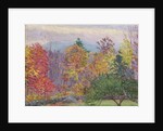 Landscape at Hancock, New Hampshire, October 1923 by Lilla Cabot Perry