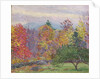 Landscape at Hancock, New Hampshire, October 1923 by Lilla Cabot Perry