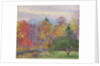 Landscape at Hancock, New Hampshire, October 1923 by Lilla Cabot Perry