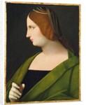 Portrait of a lady by Vincenzo di Biagio Catena
