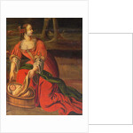 Four-fold double-sided screen, c.1700 by Anglo-Flemish School