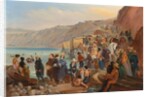 Bathers on the Chorillos beach, Miraflores, Lima by Johann Moritz Rugendas