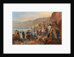 Bathers on the Chorillos beach, Miraflores, Lima by Johann Moritz Rugendas