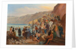 Bathers on the Chorillos beach, Miraflores, Lima by Johann Moritz Rugendas