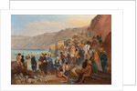 Bathers on the Chorillos beach, Miraflores, Lima by Johann Moritz Rugendas