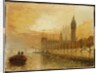 View of Westminster from the Thames by Claude T. Stanfield Moore