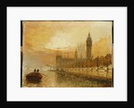 View of Westminster from the Thames by Claude T. Stanfield Moore