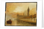 View of Westminster from the Thames by Claude T. Stanfield Moore