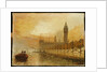 View of Westminster from the Thames by Claude T. Stanfield Moore