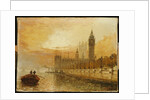 View of Westminster from the Thames by Claude T. Stanfield Moore