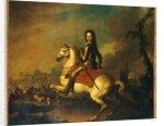 Portrait of King William III at the Battle of the Boyne in 1690 by Jan Wyck