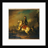 Portrait of King William III at the Battle of the Boyne in 1690 by Jan Wyck